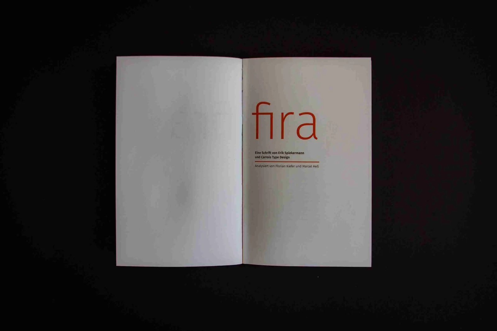 Titelseite zur Analyse von Fira Sans