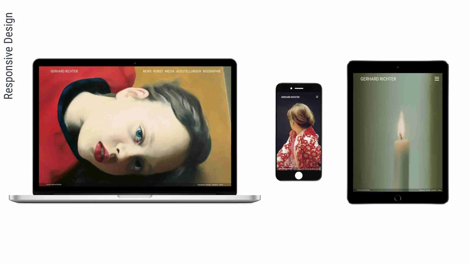 The site we designed is fully responsive and optimized for all screen sizes.