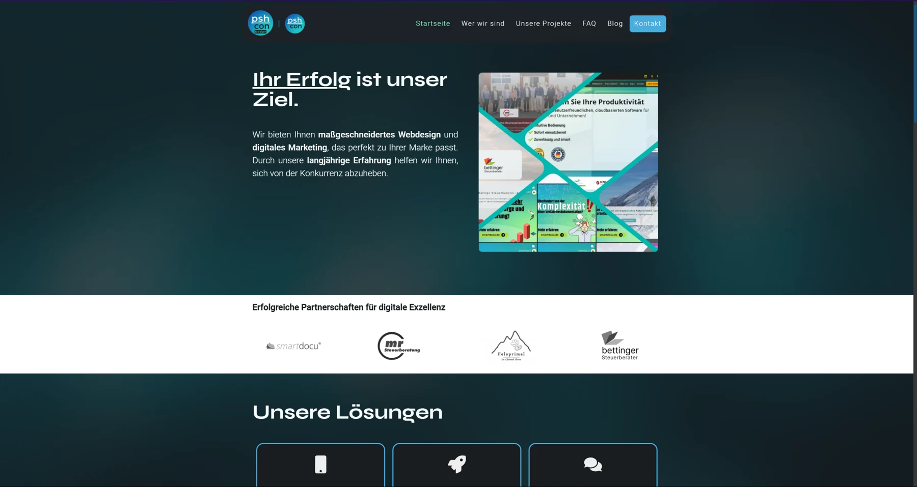 psh-con: Website und Corporate Design