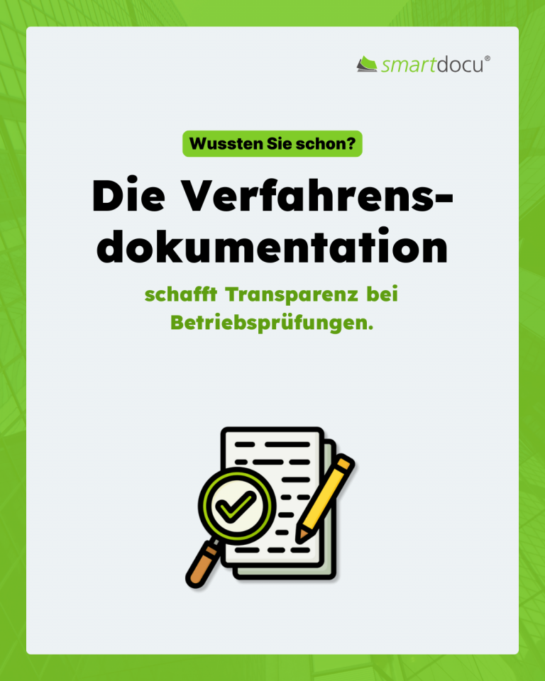 Die Verfahrensdokumentation